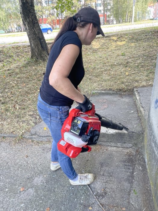 Pokosená plocha pri pravidelnej údržbe